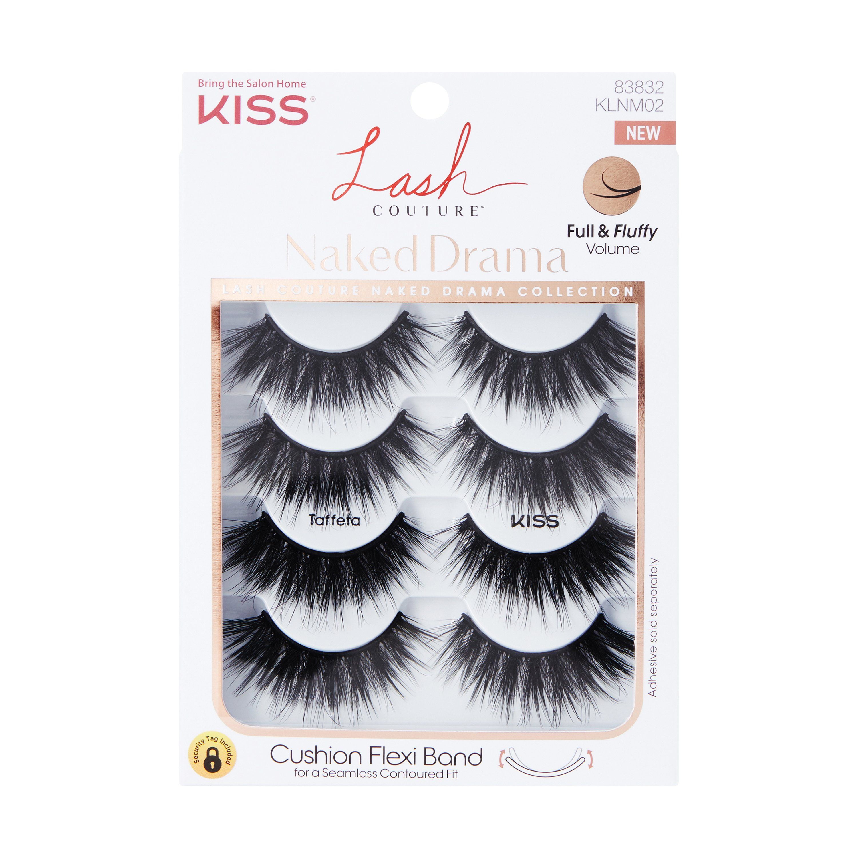 KISS Lash Couture Naked Drama - Taffeta - 4 ct (Pack of 2)