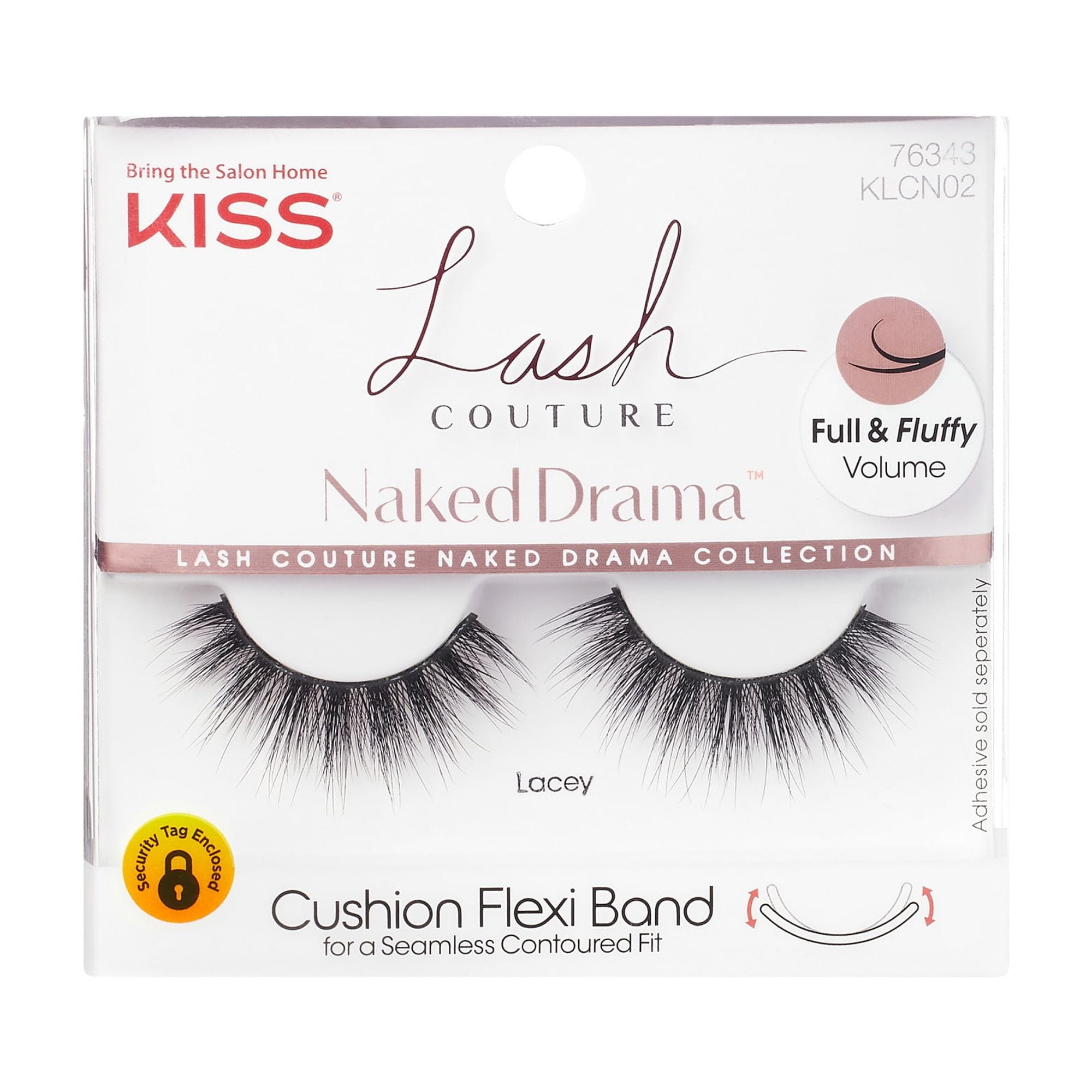 KISS Lash Couture Naked Drama False Eyelashes, Style ‘Lacey’ - 1 Pair