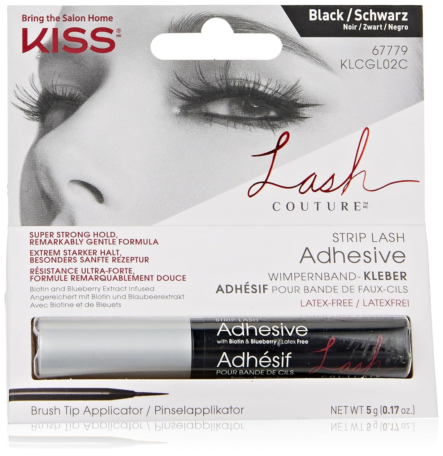 KISS Lash Couture, Lash SE33 Glue, Super Strong Strip Lash Adhesive