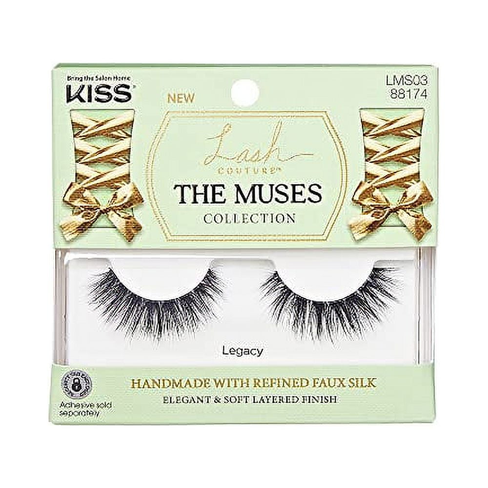 KISS Lash Couture The Muses Collection False Eyelashes Legacy, Black