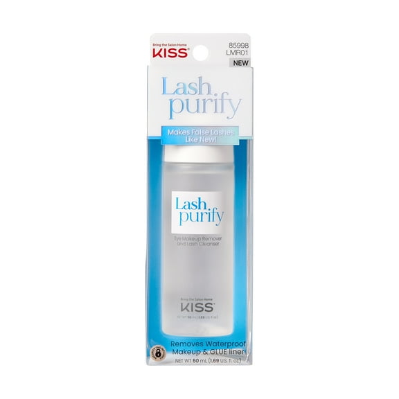 KISS Lash Purify Eye Makeup Remover and Lash Cleanser, 1.69 fl. oz.