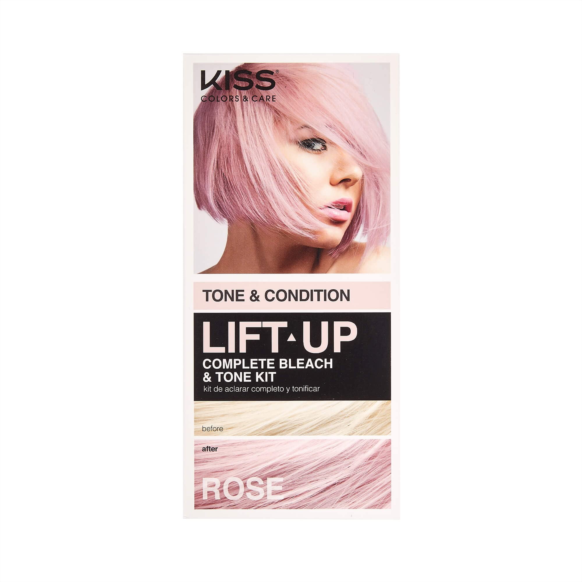 KISS Lift Up Complete Bleach & Tone Kit Rose