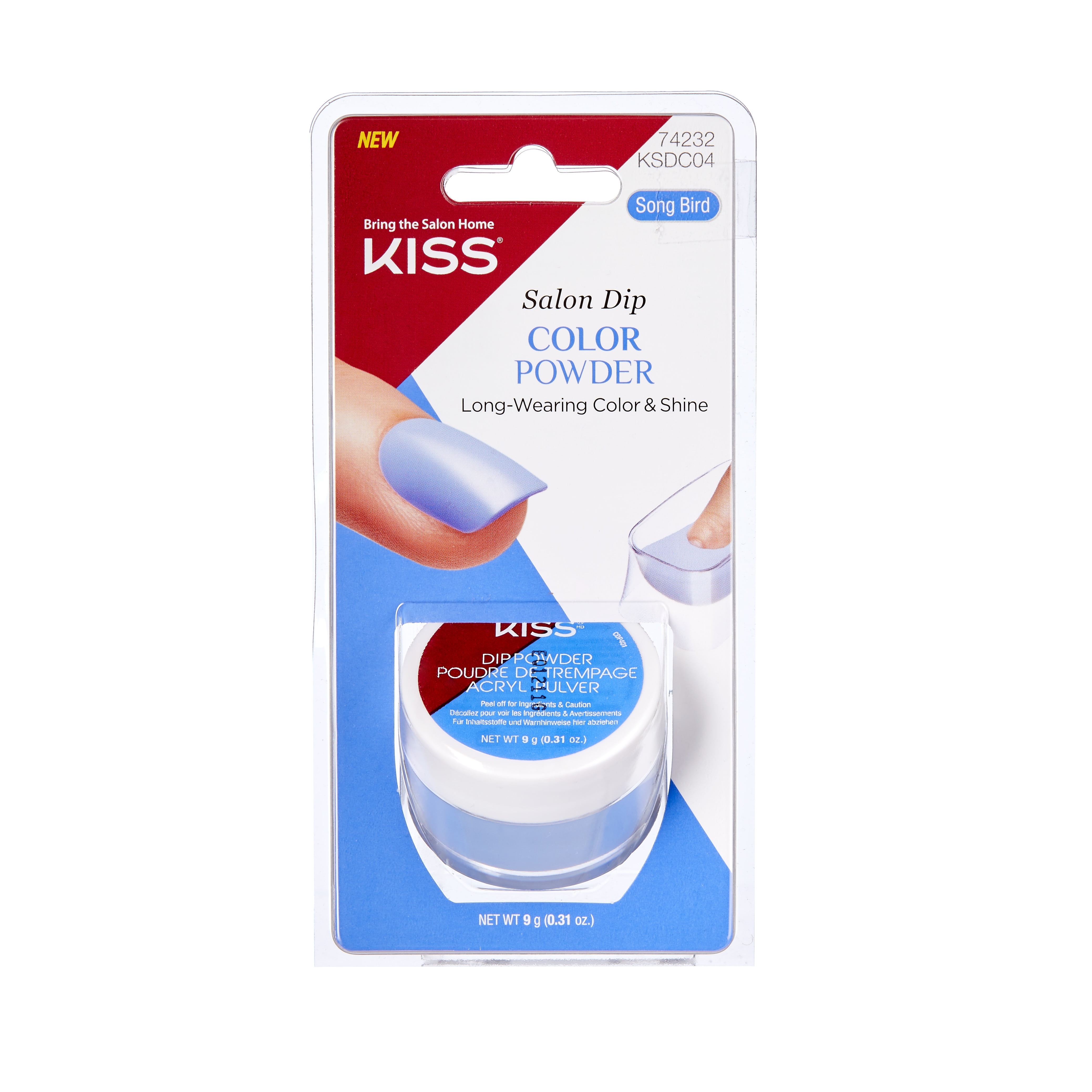 KISS Long Wearing Salon Dip Color Powder - Song Bird