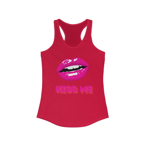 KISS ME - Women's Ideal Racerback Tank