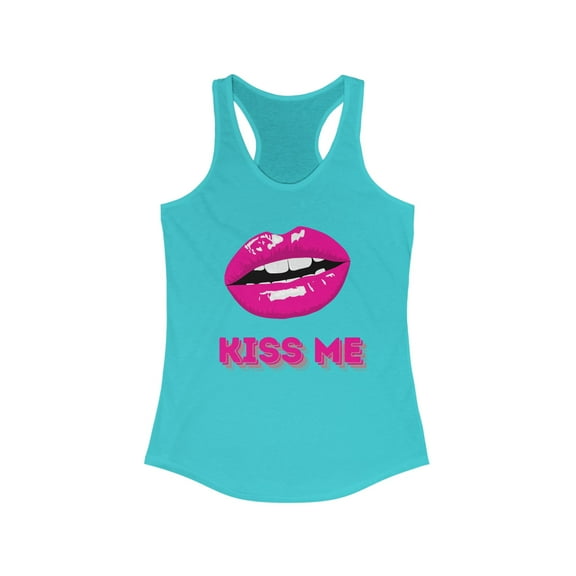 KISS ME - Women's Ideal Racerback Tank