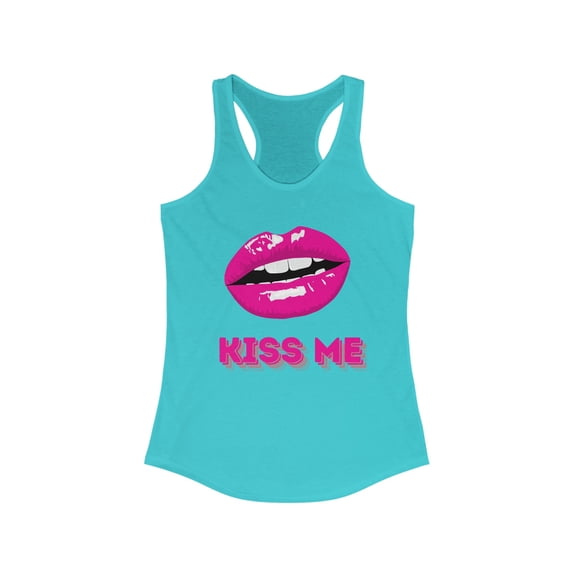 KISS ME - Women's Ideal Racerback Tank