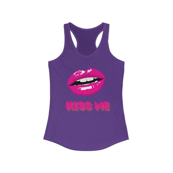 KISS ME - Women's Ideal Racerback Tank
