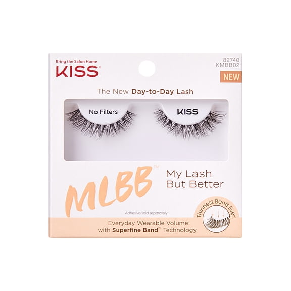KISS My Lash But Better Day-To-Day False Eyelashes, Style 'No Filters’, 1 Pair