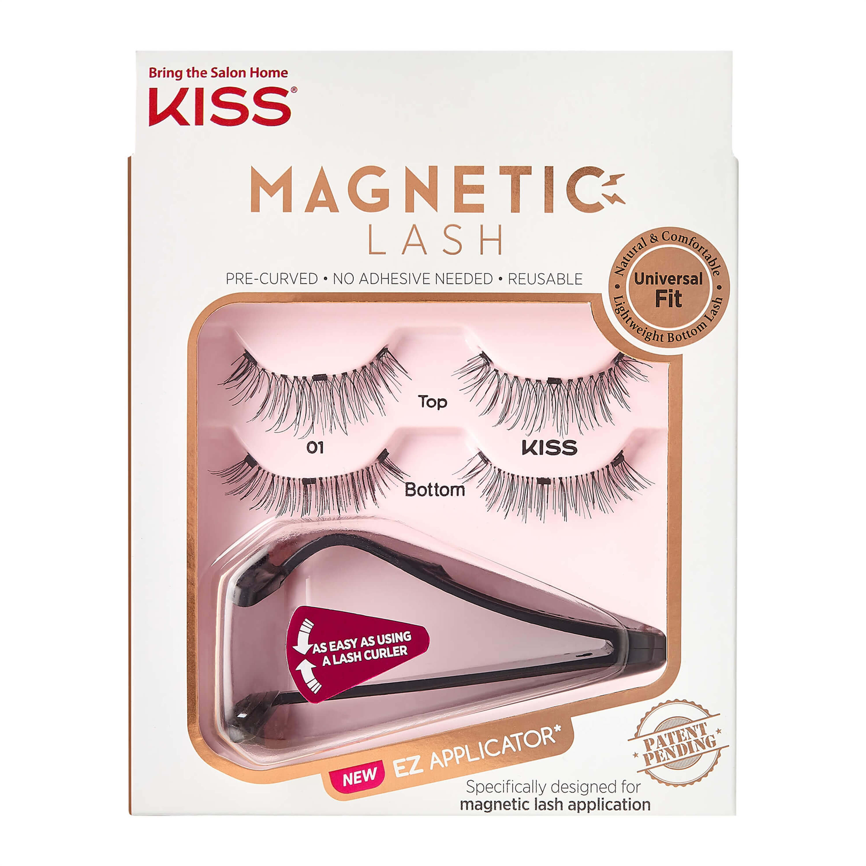 KISS Magnetic Strip False Eyelashes 01 - image 1 of 6