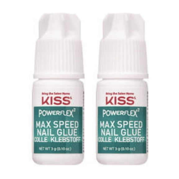 KISS Maximum Speed Nail Glue BK135 (2 piece)