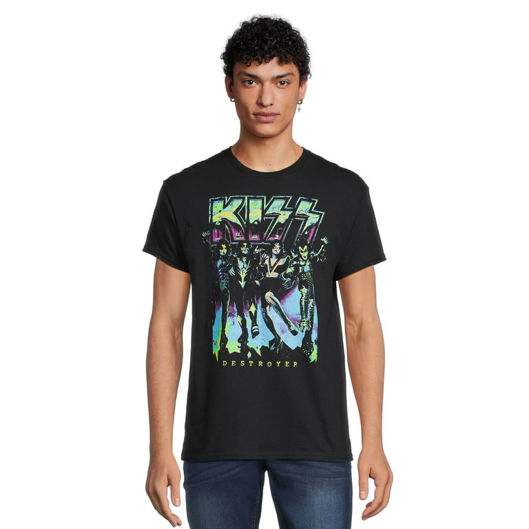 KISS Men's & Big Men's Band Graphic Tee, Sizes S-3XL 