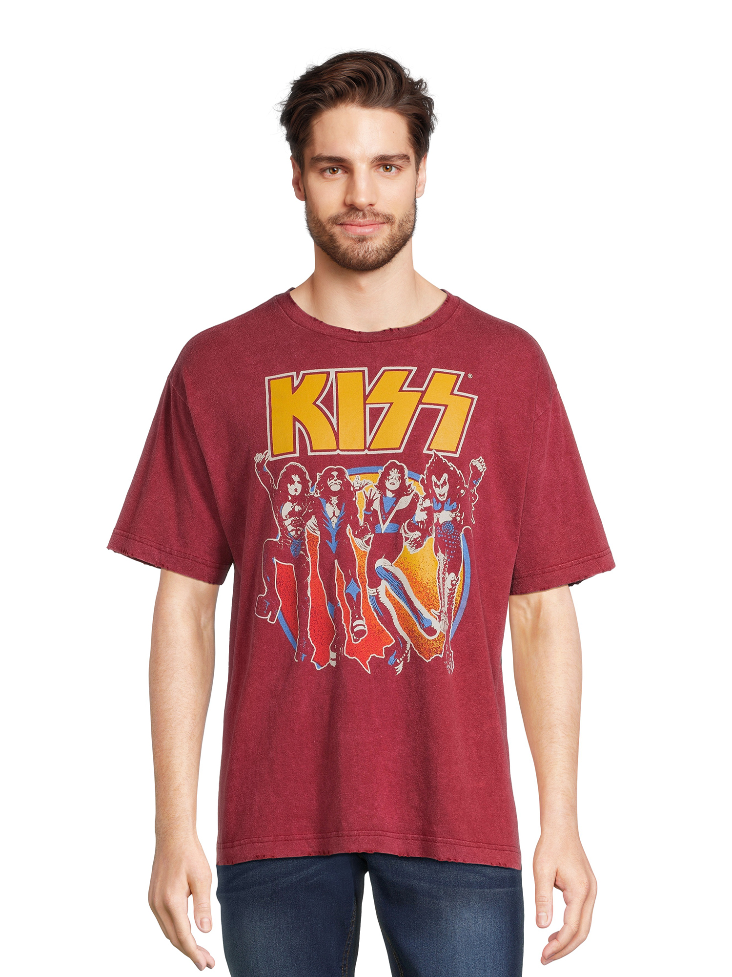Kiss Men's & Big Men's Greatest Hits Graphic Band Tee, Size Xs-3xl