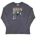 thumbnail image 1 of KISS Men's Big & Tall Gray Heather Long Sleeve Graphic Tee Crew Neck Shirt 4XLT, 1 of 1