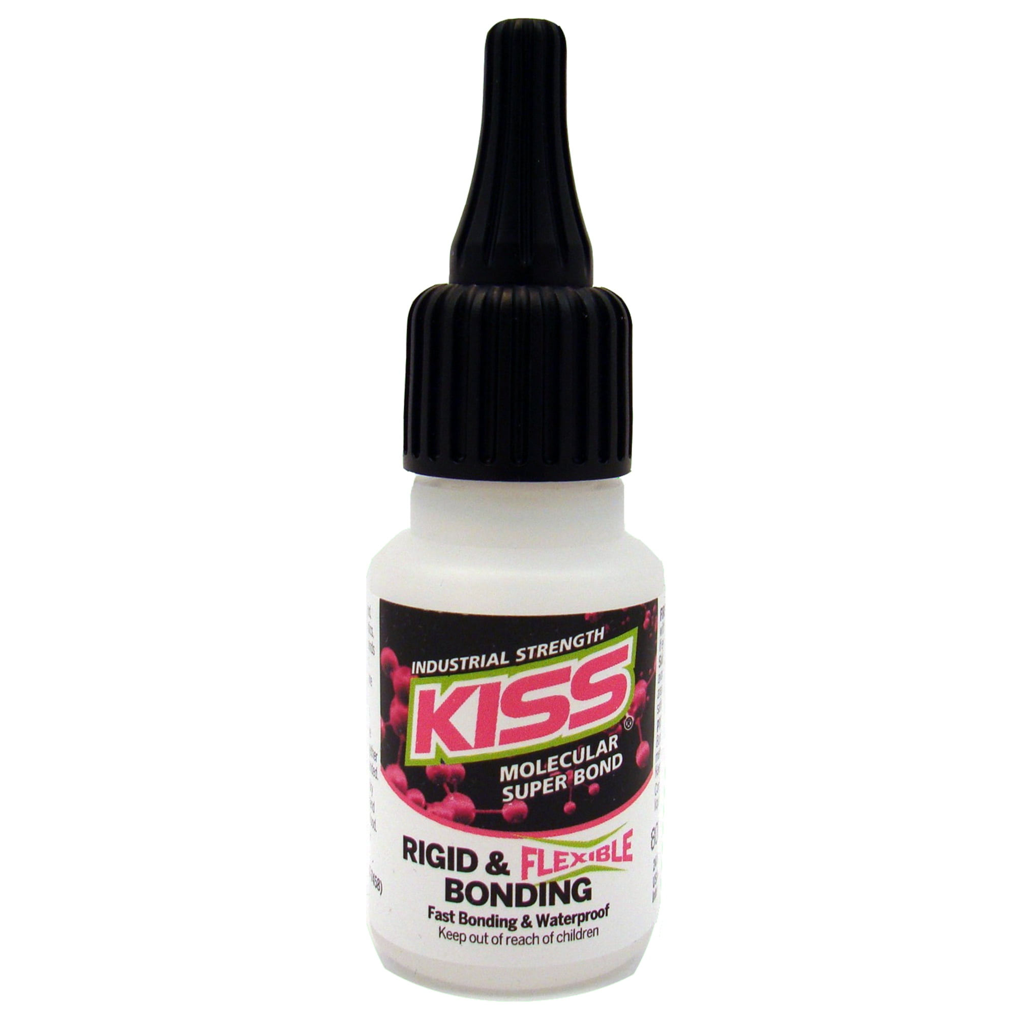 KISS Molecular Super Bond, Super Glue, Rigid & Flexible, Waterproof, 20  Grams, Clear 