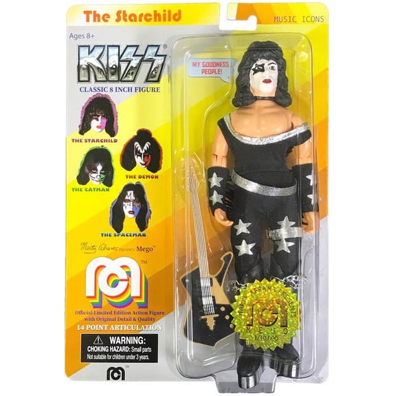 KISS Music Icons Paul Stanley Action Figure (The Starchild)