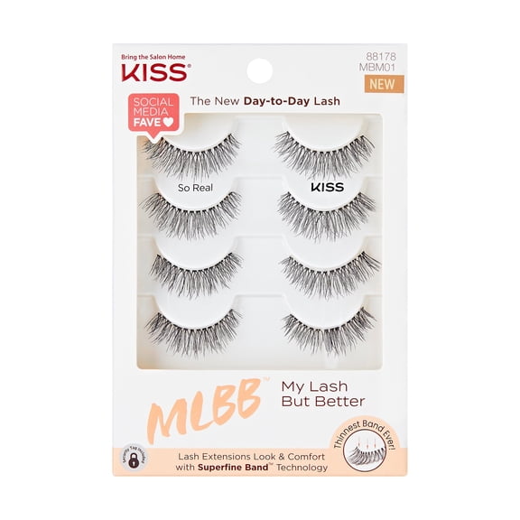 KISS My Lash But Better Multipack - So Real - Each (Pack of 1)