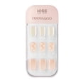 thumbnail image 1 of KISS NEW YORK Press&Go Press-On Manicure Fake Nails, Nude Pink Pearl Chrome Short Squoval Nail Kit, No-Glue Mani with Airfit Technology, Includes Prep Pad, Mini File, Manicure Stick, 30 Pcs,12 Sizes, 1 of 7