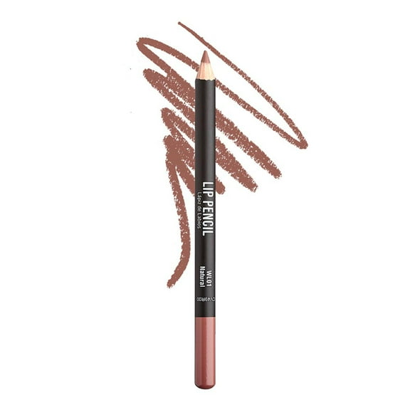 KISS NEW YORK Professional Slim Lip Pencil, Creamy Soft Lip Liner, Smooth Long-Lasting Rich Lip Color, Natural Lip Makeup, Water-Resistant Lip Crayon (Natural)