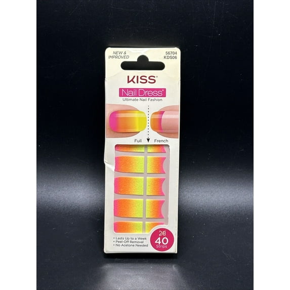 KISS Nail Dress Fashion Stickers for Tips & Toes - Bustier