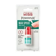 KISS PowerFlex Maximum Speed Nail Glue, Ultra-Hold Instant Bond, 3g (0.1 oz.)