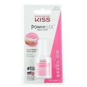 KISS Powerflex Brush On Nail Glue, 0.17 oz