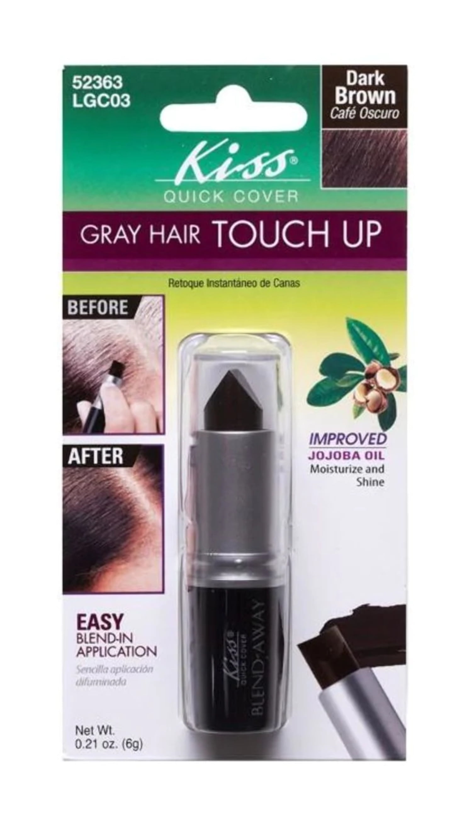 KISS Quick Cover Gray Hair Touch Up Stick Type