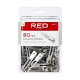 thumbnail image 1 of KISS - RED 1 3/4" DOUBLE PRONG CLIP (80PCS), 1 of 7
