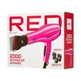 Red by Kiss 2000 Ceramic Salon Blow Dryer with 3 Detangler Bonus