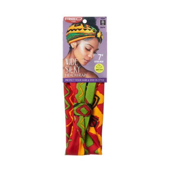 KISS - RED 7" WIDE DRY FIT HEADWRAP AZTEC