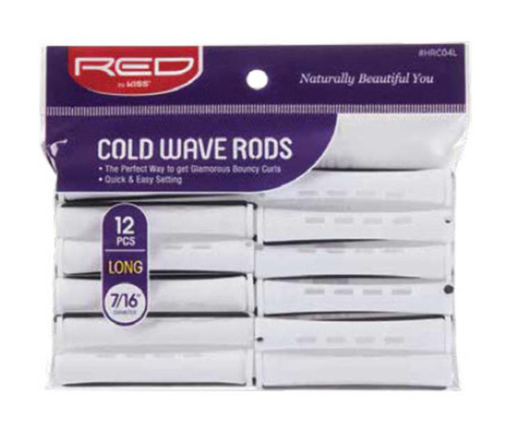 KISS - RED COLD WAVE RODS LONG 7/16