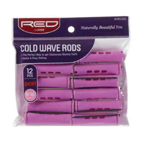 Red by Kiss Cold Wave Rods - Short - 9/16" 12PC ORCHID Color