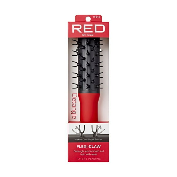 KISS - RED FLEXICLAW HAIRBRUSH