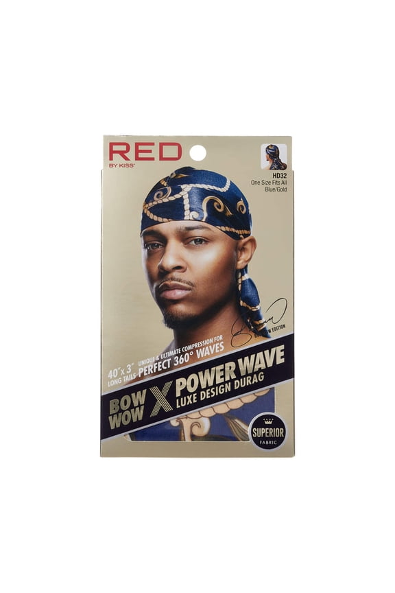 KISS - RED LUXE DURAG BLUE GOLD