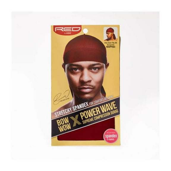 Red by Kiss Power Wave Silky Spandex Durag – Burgundy HD43