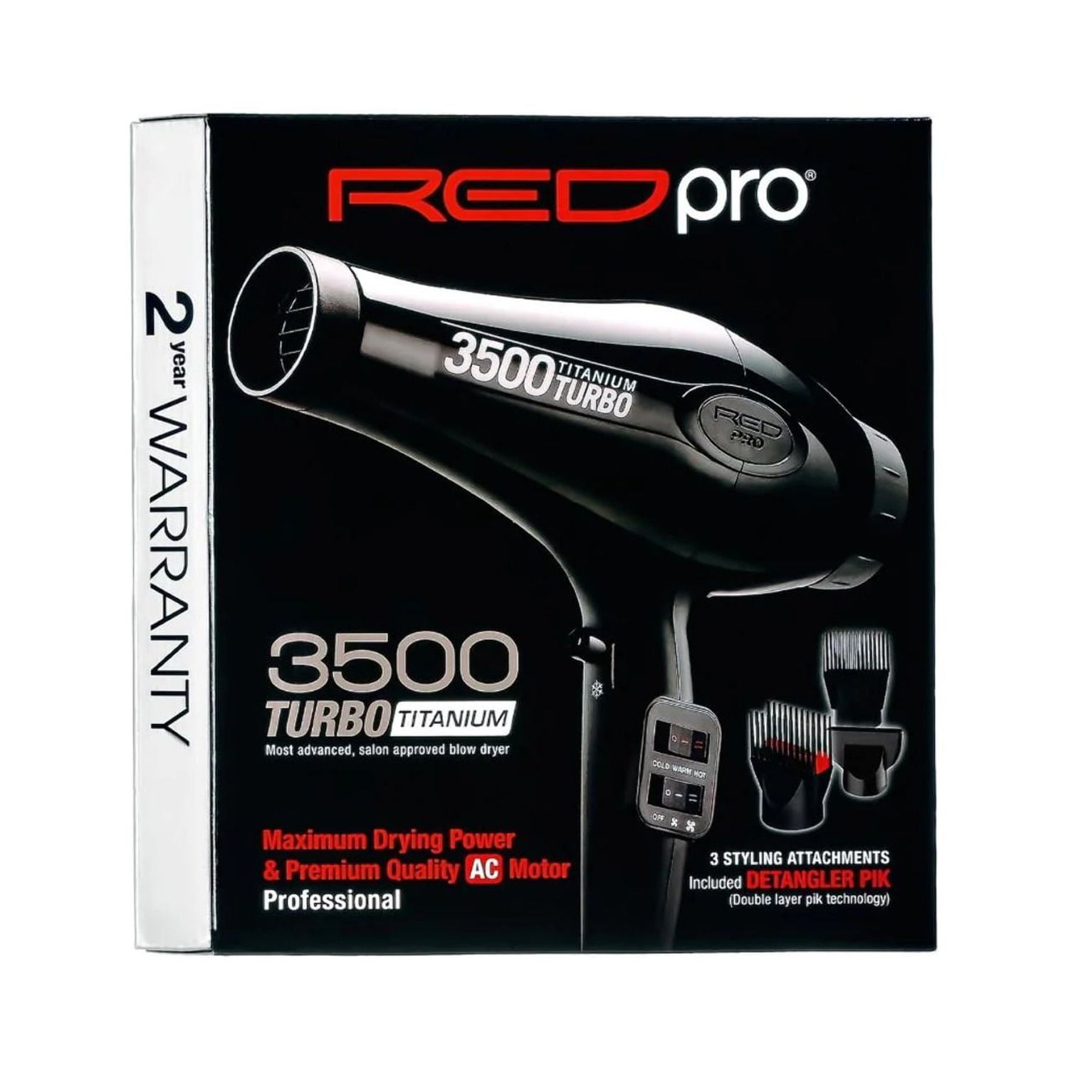 KISS RED PRO TITANIUM 3500 BLOW DRYER