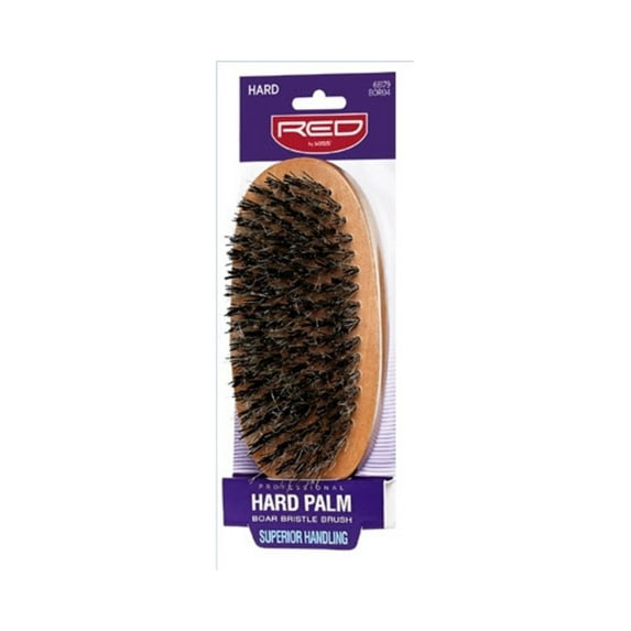 RED PROFESSIONAL HARD PALM BRISTLE BRUSH