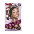 thumbnail image 1 of KISS - RED SILKY SATIN DOUBLEWEAR CAP (XL  LEOPARD), 1 of 4