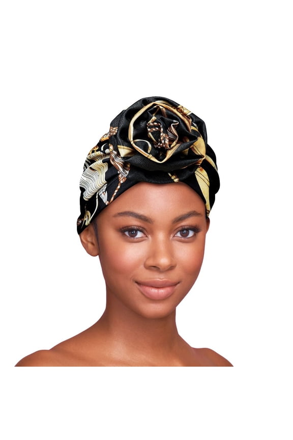 - RED TOP KNOT TURBAN LUXURY