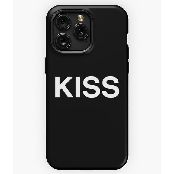 KISS Rock Band Music Legend Fan Tribute Logo - Aesthetic Phone A13556 Phone Case for iPhone 11 to 17 Pro Max