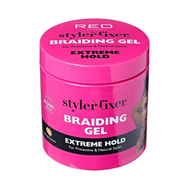 Red by Kiss Braiding Gel Extreme Hold Styler Fixer for Box Braids