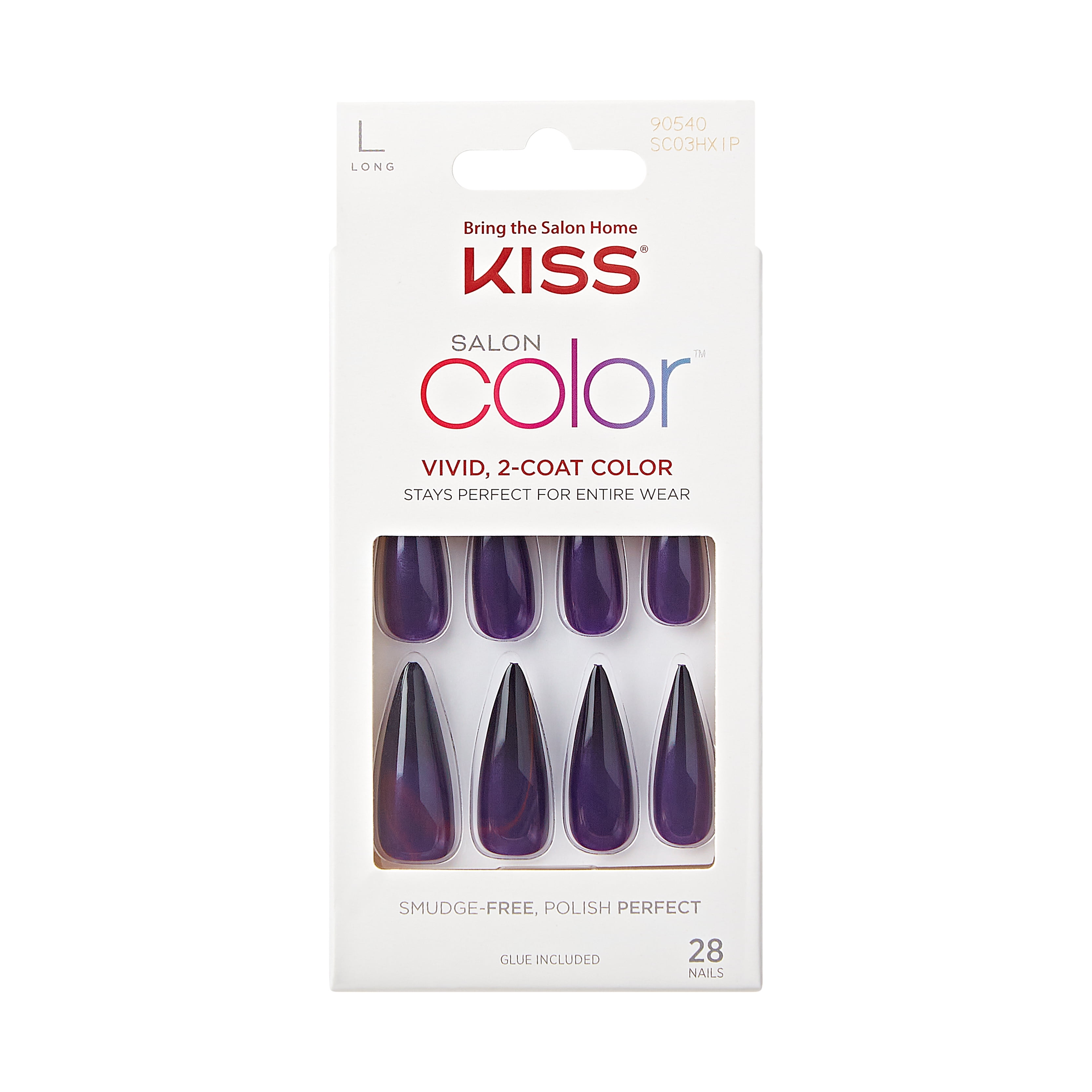 KISS imPRESS Bare but better Medium Coffin Gel Press-On Nails, Glossy Light  Neutral, 30 Pieces - Walmart.com