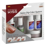 KISS Salon Dip Color System All-in-One Starter Kit Manicure Set, Liaison, 11 Count