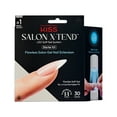 thumbnail interactive-video image 1 of KISS Salon X-tend LED Soft Gel System Press on Nails, Pure, White, Medium Oval, 30 Count, 1 of 9