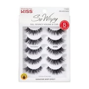 KISS So Wispy False Eyelashes Multipack, Pompadour, 12mm, 5 Pairs