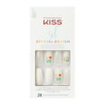 thumbnail image 1 of KISS Special Design Limited Edition Pride Nails, ‘Smiley Face’, 28 Count, 1 of 7