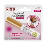 KISS Strip Lash Adhesive, Lash Glue, 24hr Strip Eyelash Adhesive, Clear, Includes Lash Adhesive, Long Lasting Wear, Can Be Used with Strip Lashes and Lash Clusters