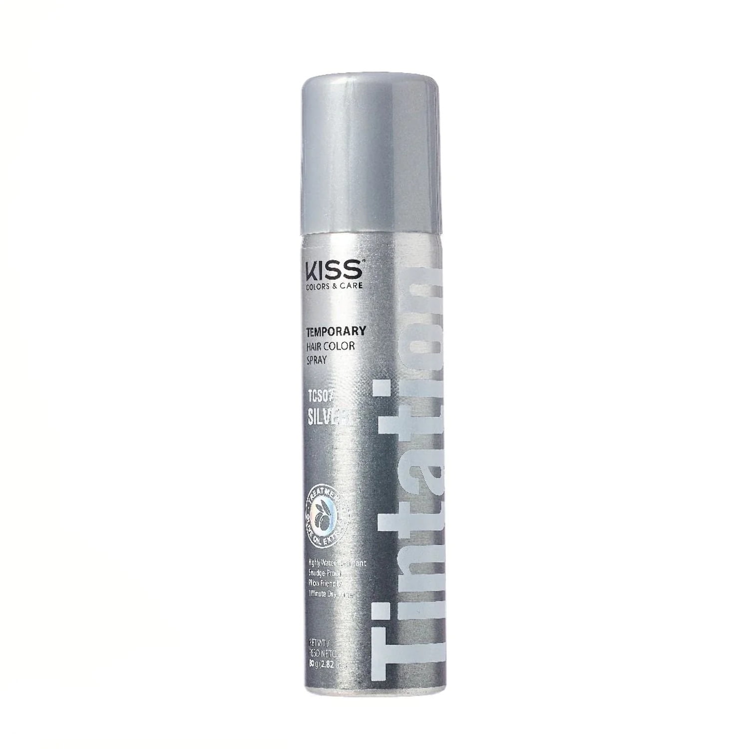 KISS Tintation Colors Care Temporary Hair Color Spray SILVER