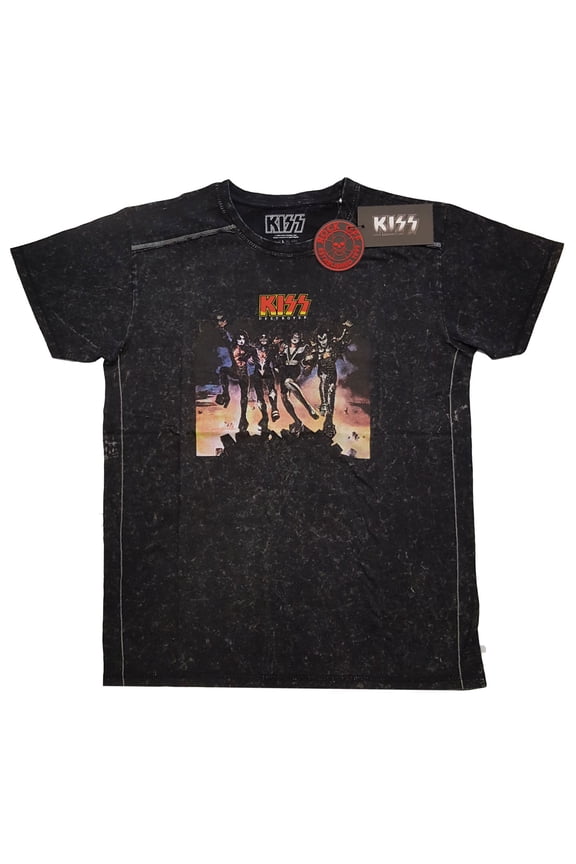 KISS Unisex T-Shirt Destroyer (Wash Collection) (Medium)
