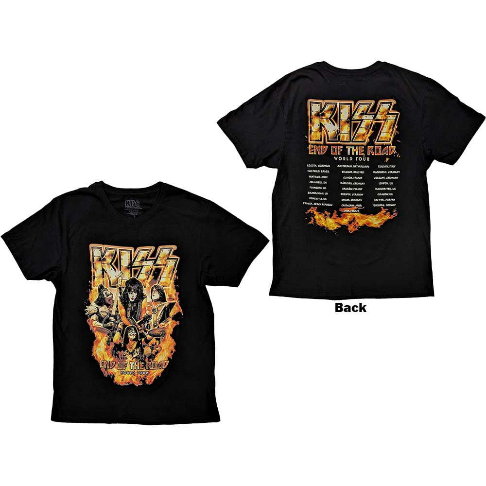 T-Shirt ROCKOFF The End – Maglia Unisex In Cotone, Nero, Taglia XL - 3