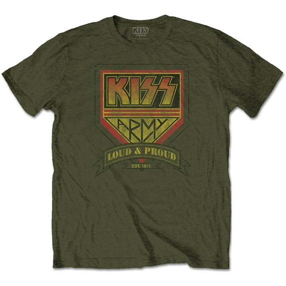 KISS Unisex T-Shirt Loud & Proud (X-Large)